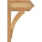Ekena Millwork Thorton Arts & Crafts Rough Sawn Outlooker, Western Red Cedar, 8"W x 16"D x 24"H OUT08X16X24THR03RWR - alternate 3